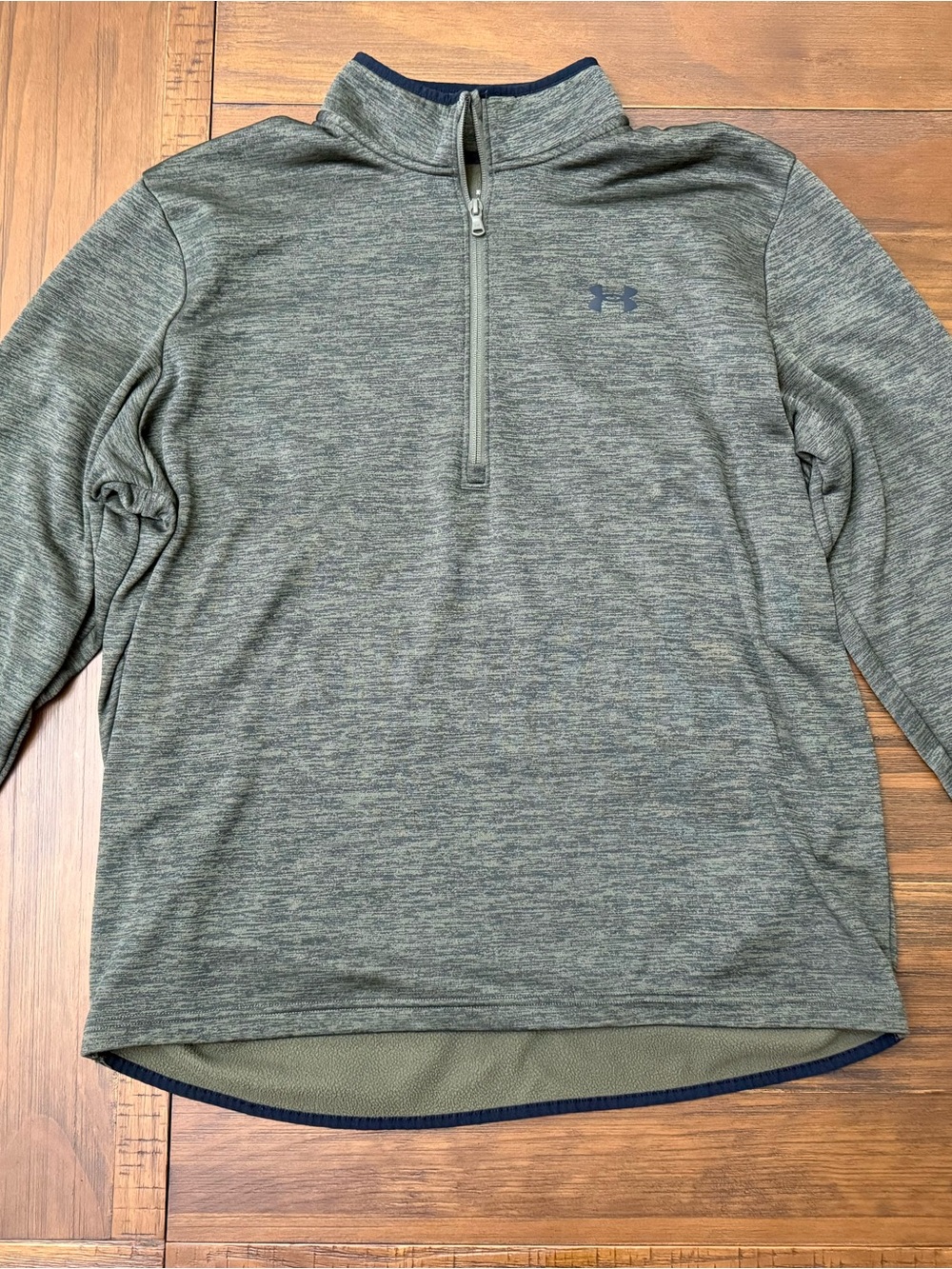 Under Armour Olive Fleece-Lined Pullover